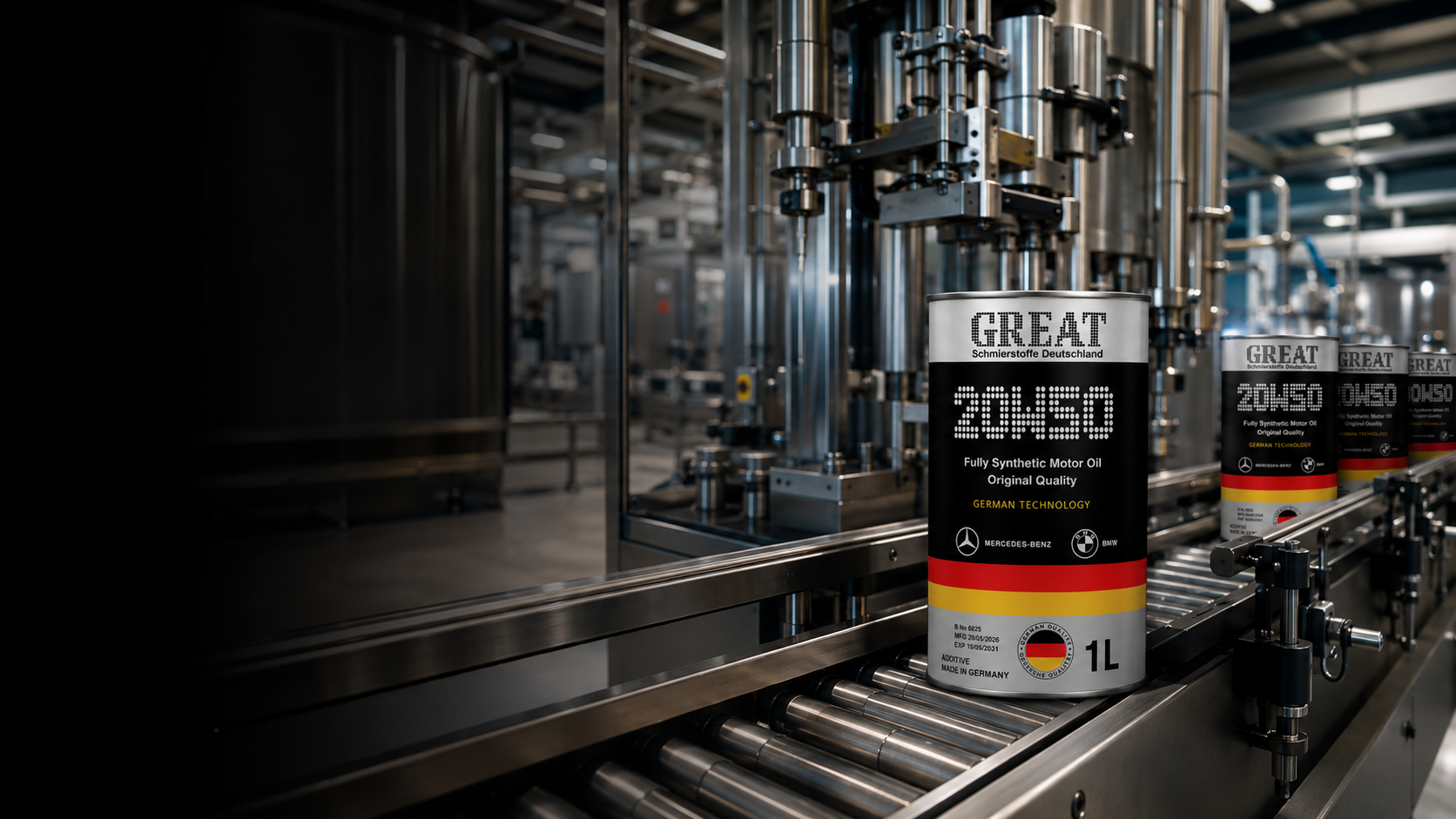 GREAT industrial oil packaging line